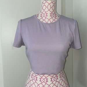 Cute lilac crop top